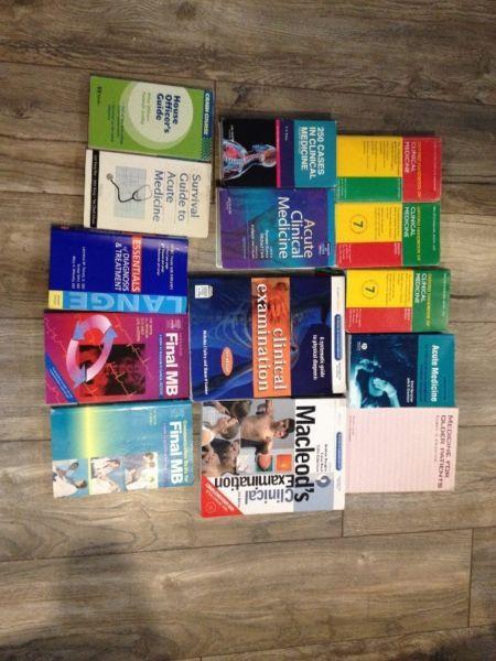Large collection of medical books