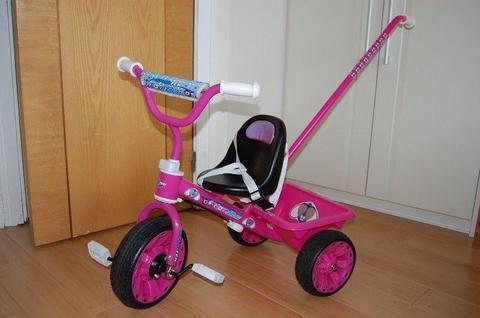 Pink tricycle for girls