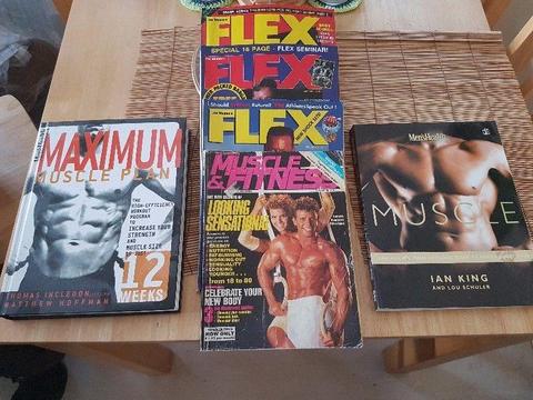 Fitness book and magazines for sale