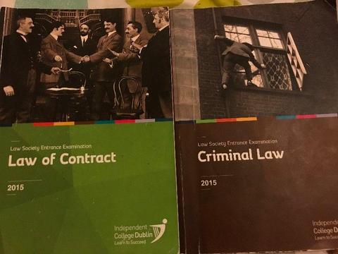 Fe1 Manuals - Criminal and Contract Law