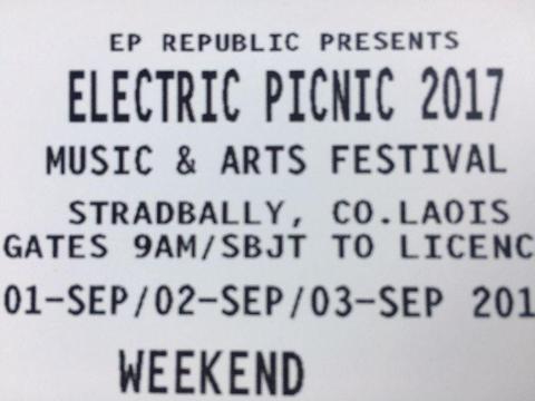 Electric Picnic ticket for sale (1)