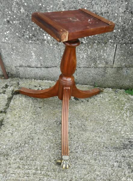 Vintage solid wood table base
