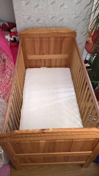 Cot with mattress. Fair condition