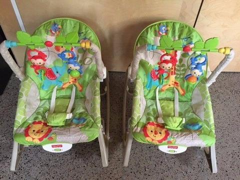 Fisher Price Baby bouncers x 2