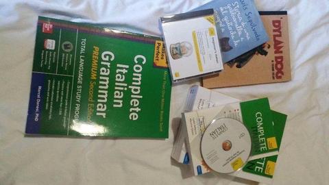 Learn Italian Language books and audio CD's lessons