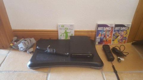Wii and Wii fit board and games bundle