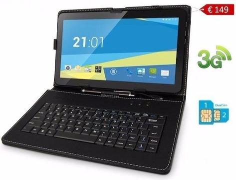 10inch Android Tablet, Quad Core 3G with Keyboard