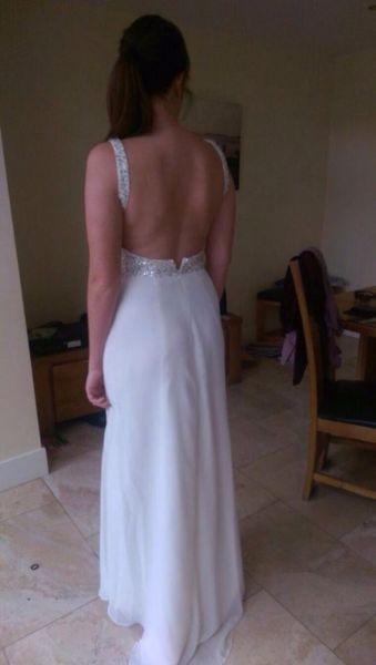 ivory debs dress, never worn bought for €220