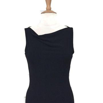 WAREHOUSE Black Tight Stretchy Dress | Size UK8 EUR36 | Brand New | BNWT