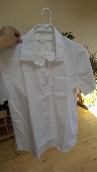 School Uniform; 5 brand new White Shirts short sleeve