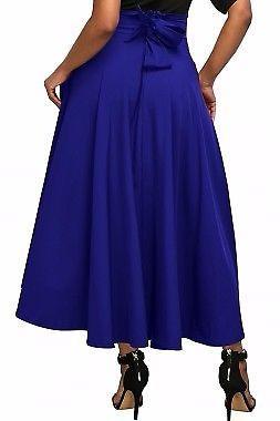 Pleated Belted Maxi Skirt 8/26