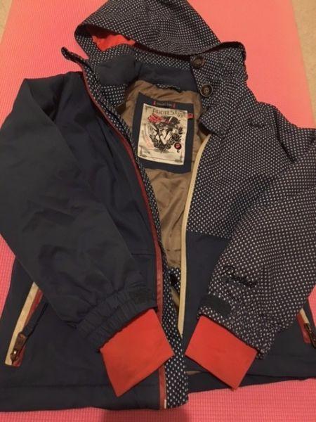 Girl's skiing jacket and trousers, 140 cm ( Protest brand ) , used, in good condition