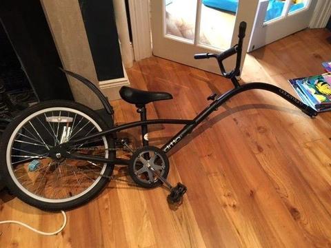 Adventure Ditto One Folding Steel Trailer Bike with extra bracket in as new condition