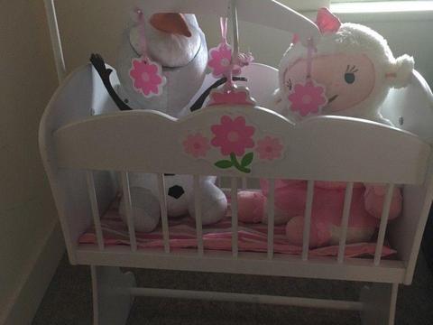 Swinging play Cot for dolls