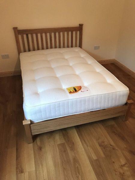 New Solid Oak Bed Frame