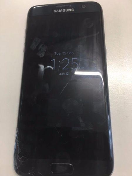 Samsung Galaxy S7 Edge broken front and back