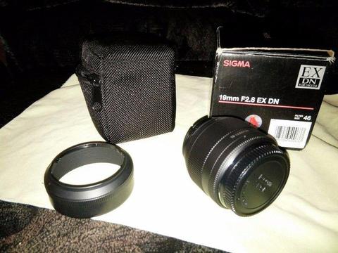 Sigma 19mm F2.8 EX DN lens for micro four thirds system