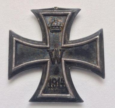 Authentic Iron Cross 2nd Class WWI / DAMAGED