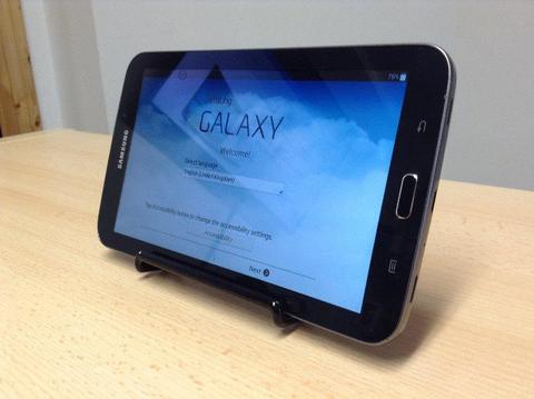 SALE Samsung Galaxy TAB 3 in BLACK 16GB Storage WiFi + Case