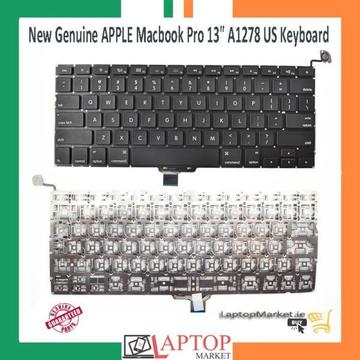 New Genuine Keyboard US Layout for Apple Macbook Pro A1278 13