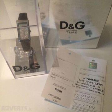 D&G Time Watch