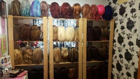 Large Selection of Halloween Wigs for Sale