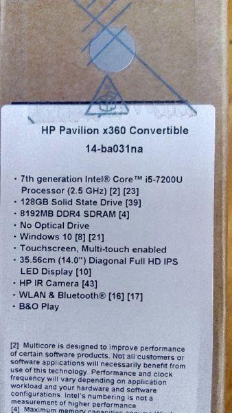 HP Pavilion x360 Laptop for Sale - Brand New in HP Box and Seal - Unwanted gift