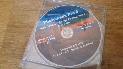 Photomatix Professional 5 HDR (High Dynamic Range Photography) Suite CD