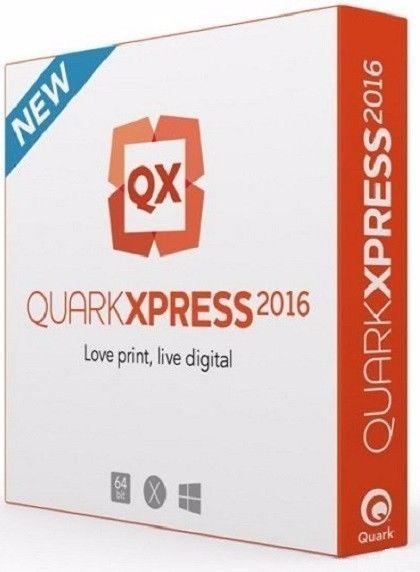 QuarkXpress 2016 Full Version Digital or DVD
