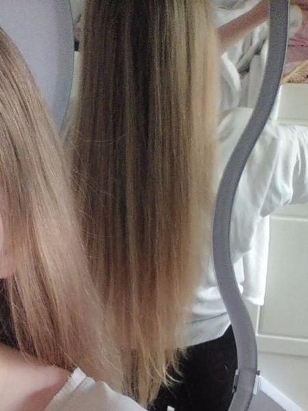 50 Cm Women Virgin Healthy Straight Blond Hair