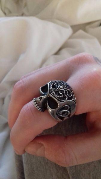 Silver Pirate Captain Ring