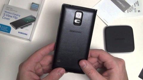 Samsung S5 with Wireless Charging case for parts repair