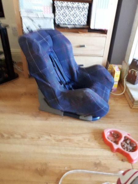Baby seat and free booster seat