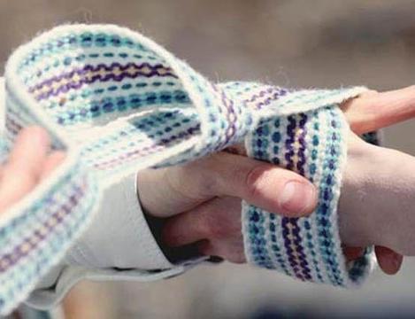 Beautiful Irish Crios Handfasting Cord - Marine Dream