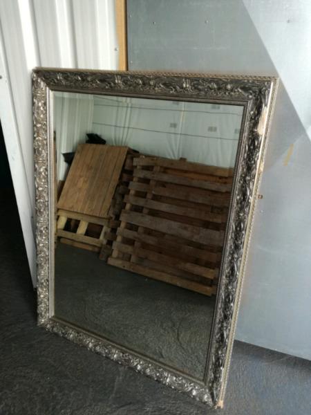 Beautiful vintage style large bevelled mirror