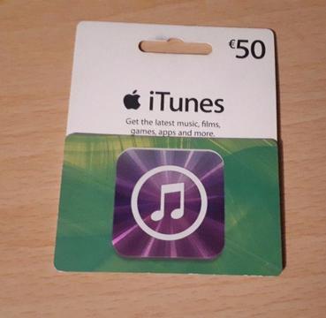 50 Euro iTunes PrePaid Card - Unwanted Gift