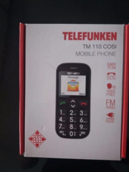 Mobile TELEFUNKEN TM 110 COSI - TOTALLY NEW WITH AND FREE