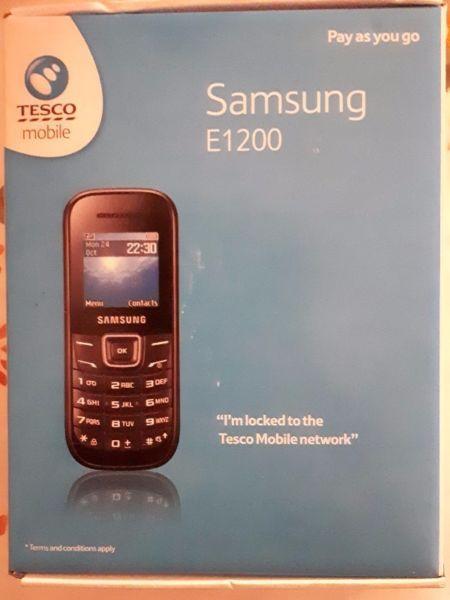 Samsung E1200 Tesco Mobile Locked - NEW