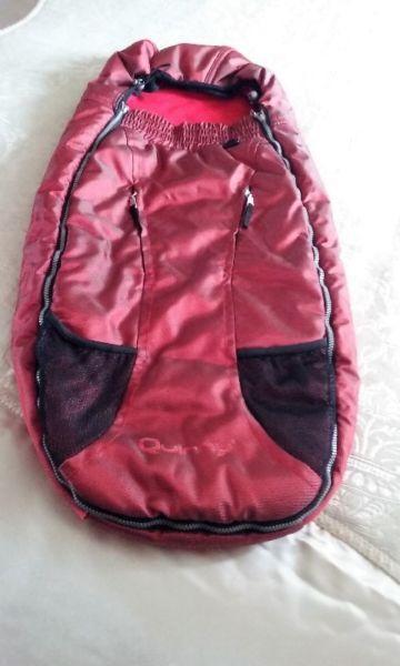 Quinny Buzz footmuff Red reflection