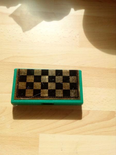Great travel chess and checkers board
