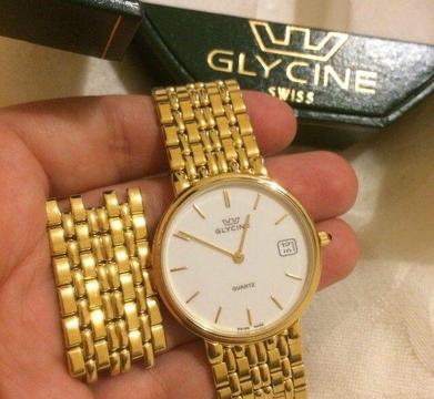 Mens Glycine Wristwatch