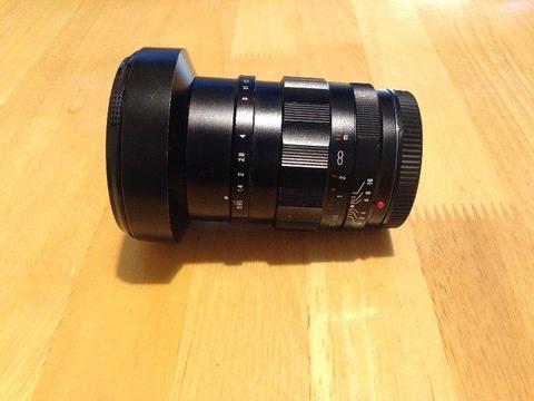 Voigtlander 25mm f0.95 MFT Lens