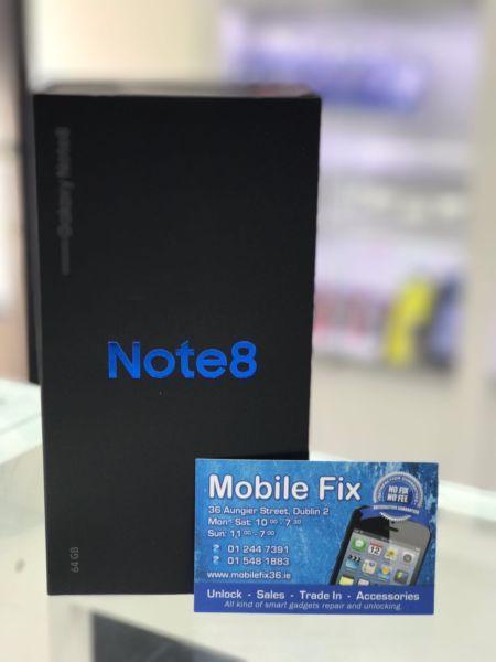 Note 8 Dual Sim Unlocked Brand new