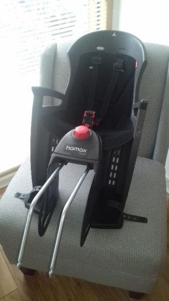 Hamax Siesta Rear Bike Seat - Grey/Black in great condition only used by one child