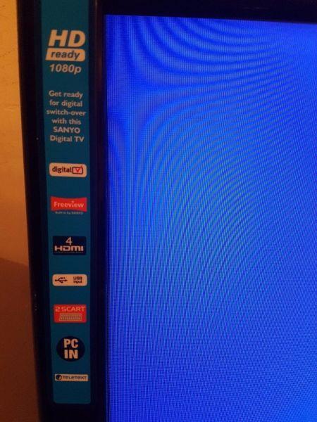 Neat Sanyo 42''Full HD 1080p LCD TV with Usb Port