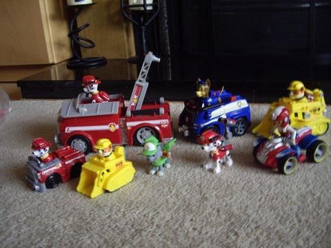 Paw Patrol Vehicles and Characters