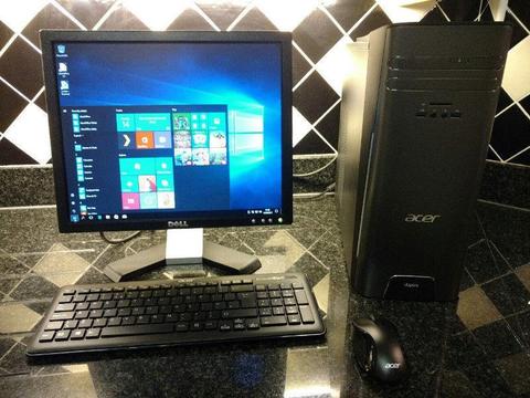 Desktop PC + Screen + New keyboard/mouse for Sale