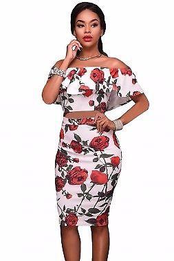 RED ROSES PRINT TWO-PIECE SET 12/18