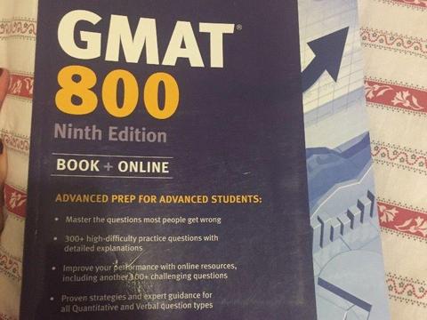 GMAT 800 - 9th edition Kaplan book + online