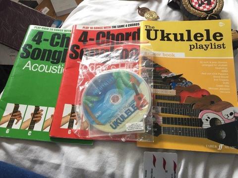 Guitar and Ukelele song books